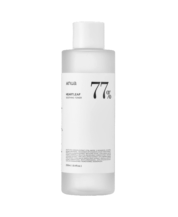 تونر آبرسان و تسکین دهنده آنوا Anua مدل Heartleaf 77% | حجم 250 میل