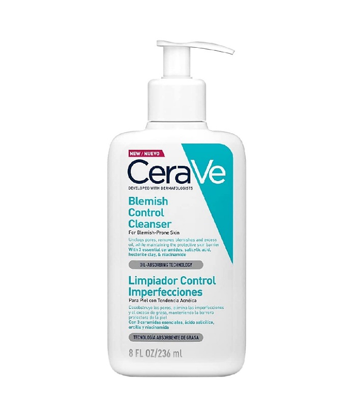 ژل شستشوی ضد لک سراوی مدلblemish control cleansing